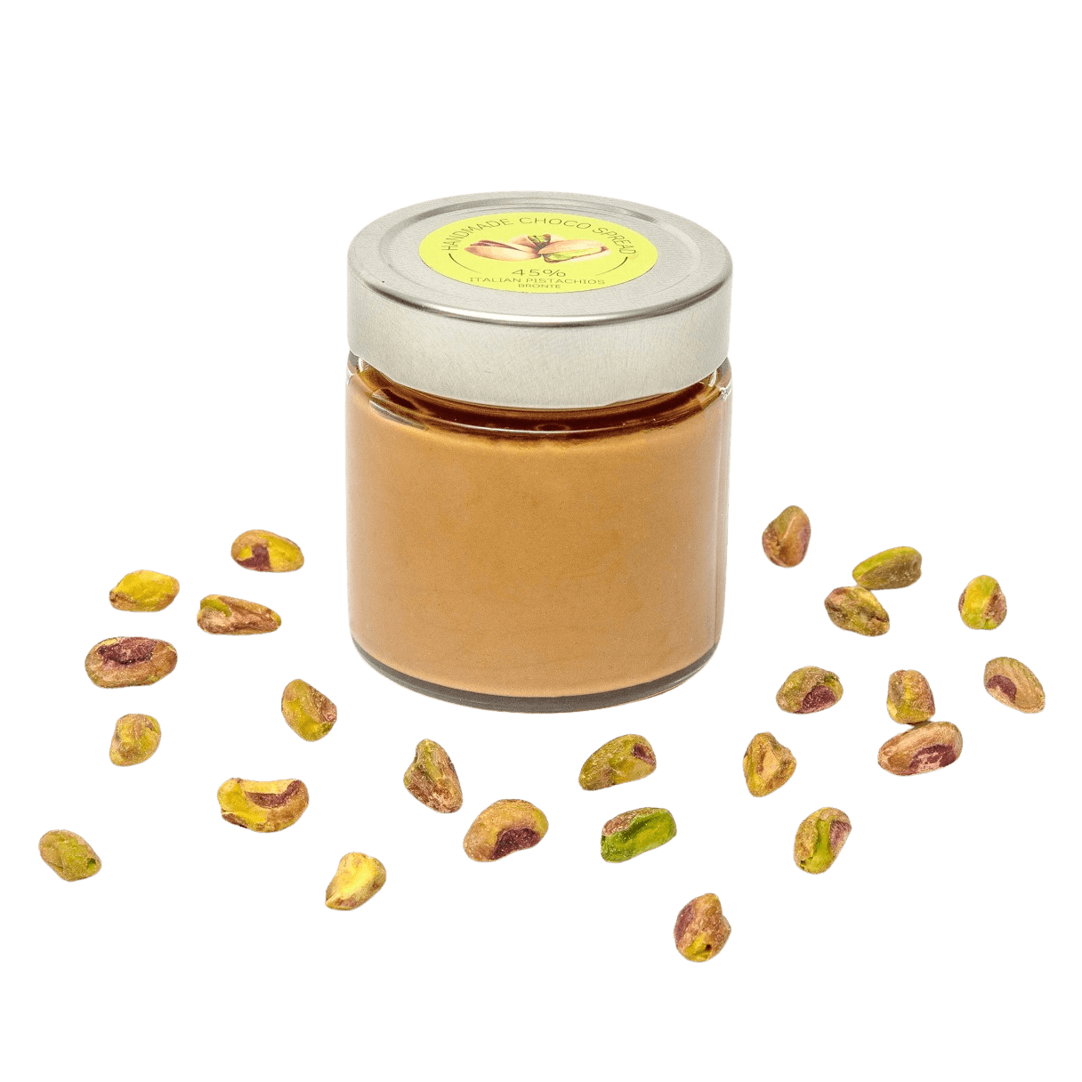 Pistachio spread 250g with 45% Bronte DOP fresh pistachios