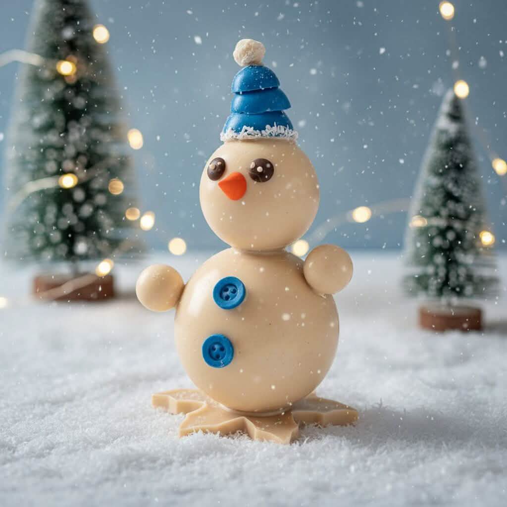 White chocolate snowman 150g