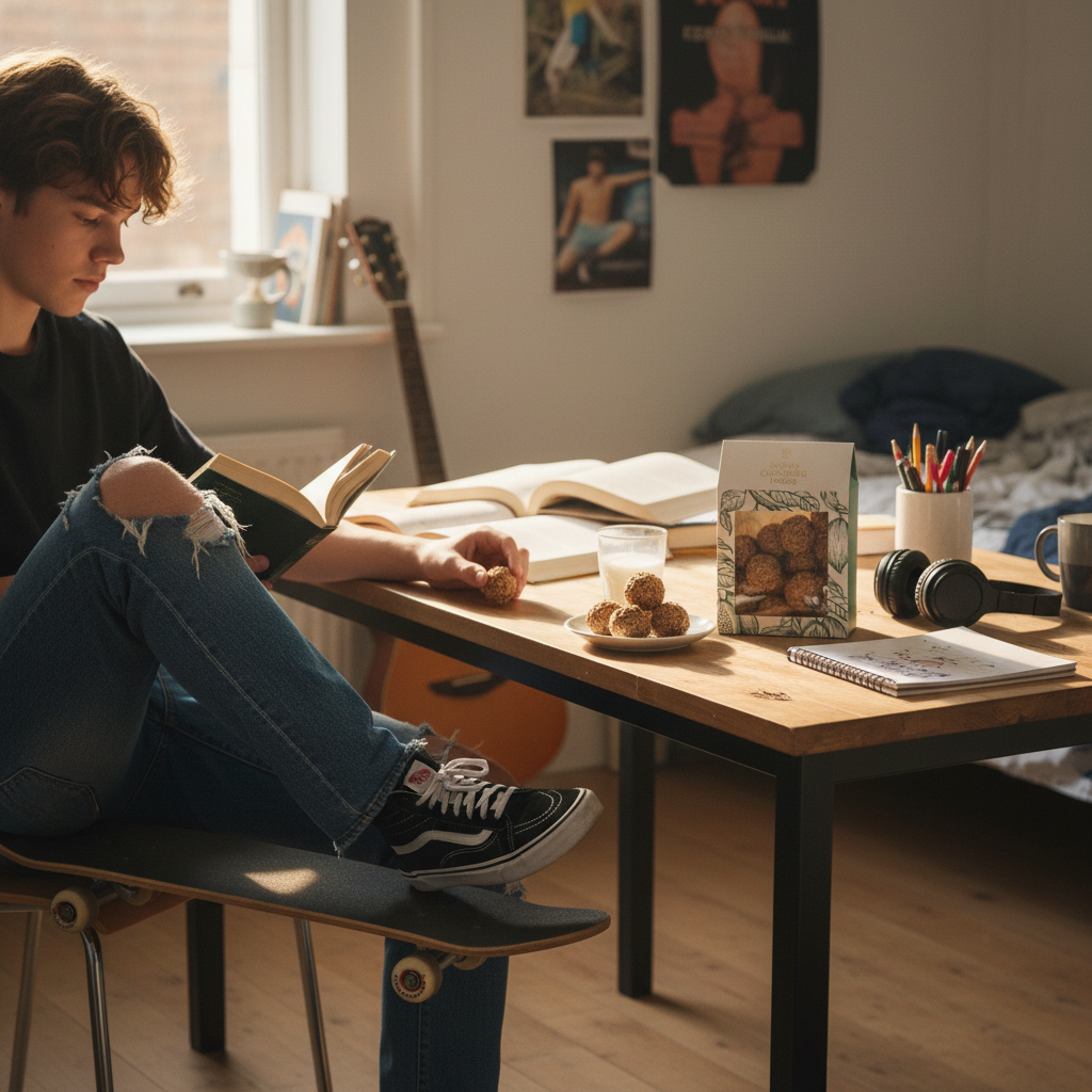 Pouch of Belgian truffles with feuilletine coating 160g