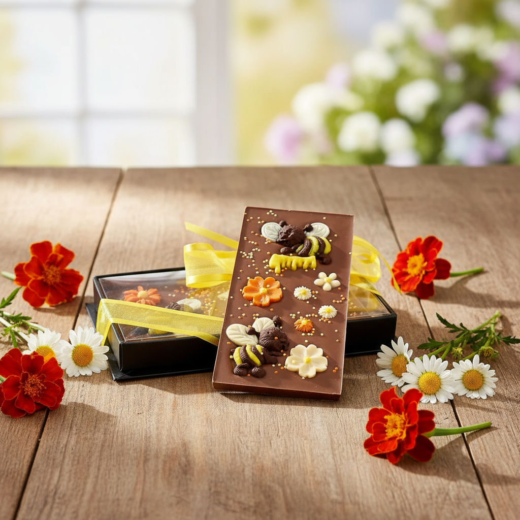 Milk chocolate bee bar 110g