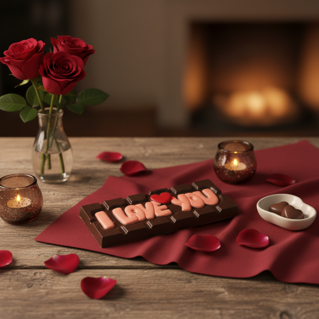 Dark chocolate messaging bar 45g