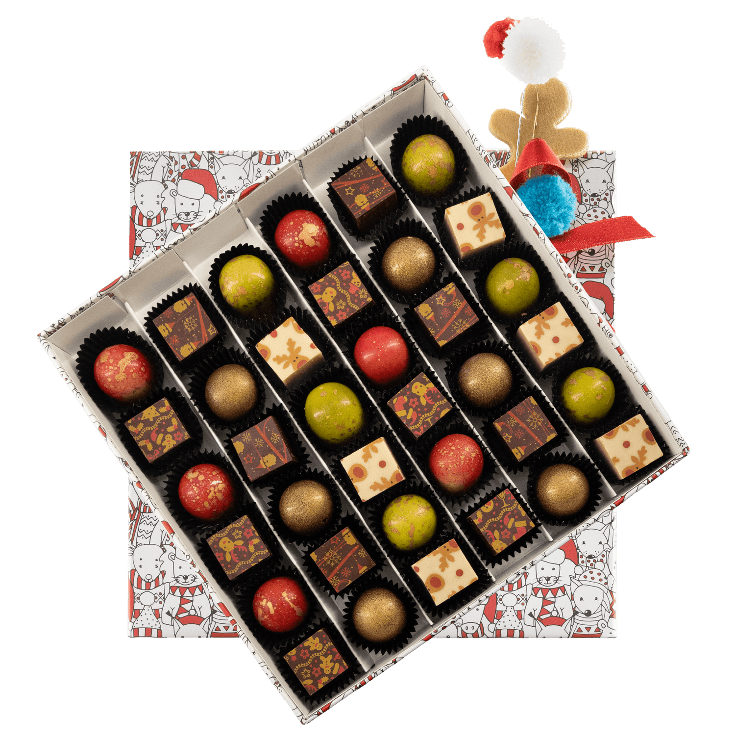 Christmas box 36 pralines 540g
