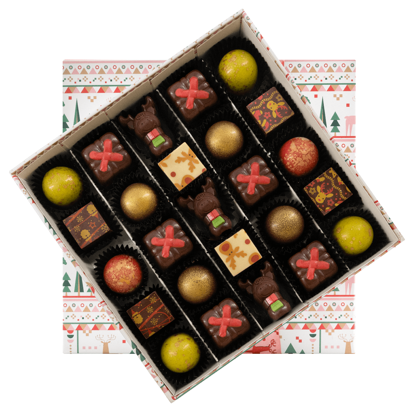 Christmas winter wonderland 25 pralines 375g