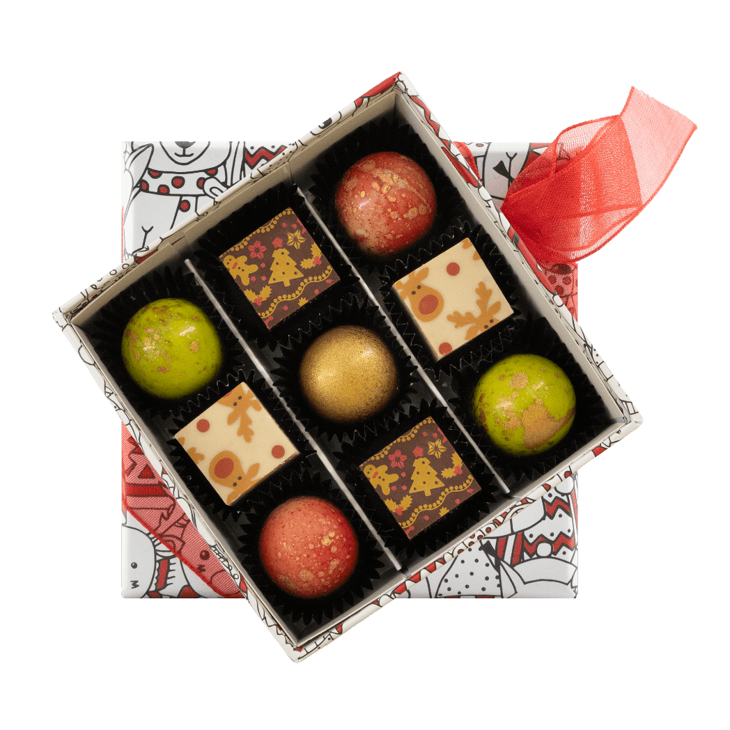 Christmas box 9 pralines 135g