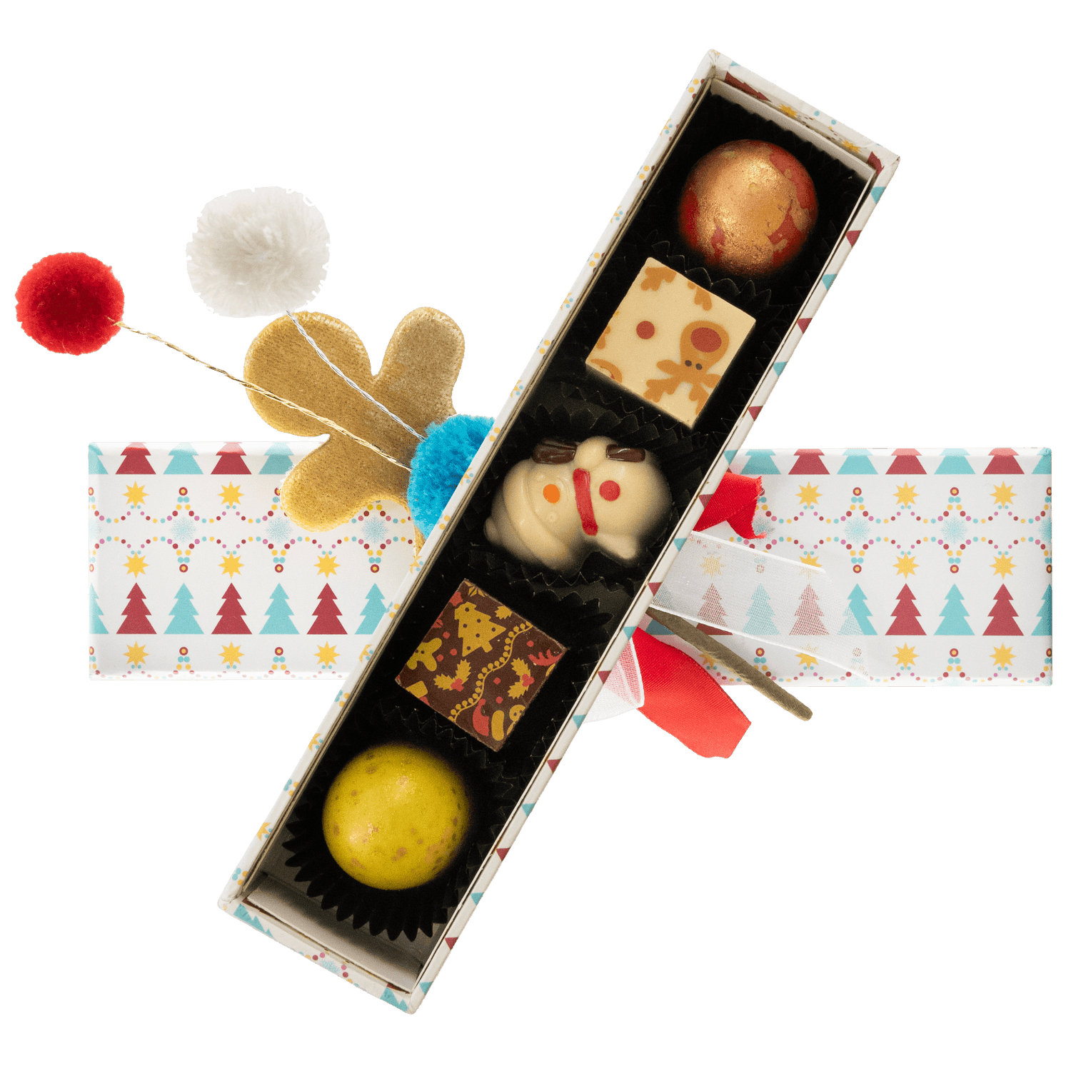 Christmas box my bear friend 5 pralines 75g