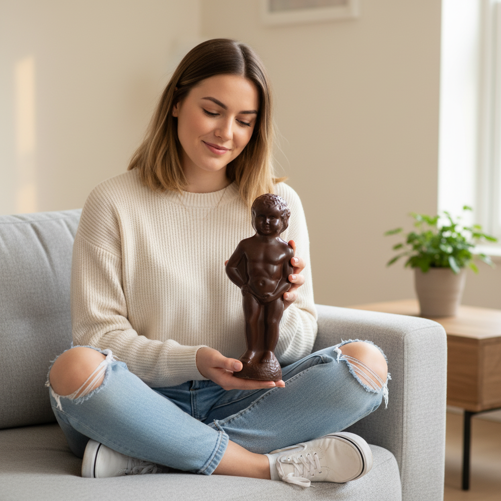 Manneken Pis XL foncé 450Grs