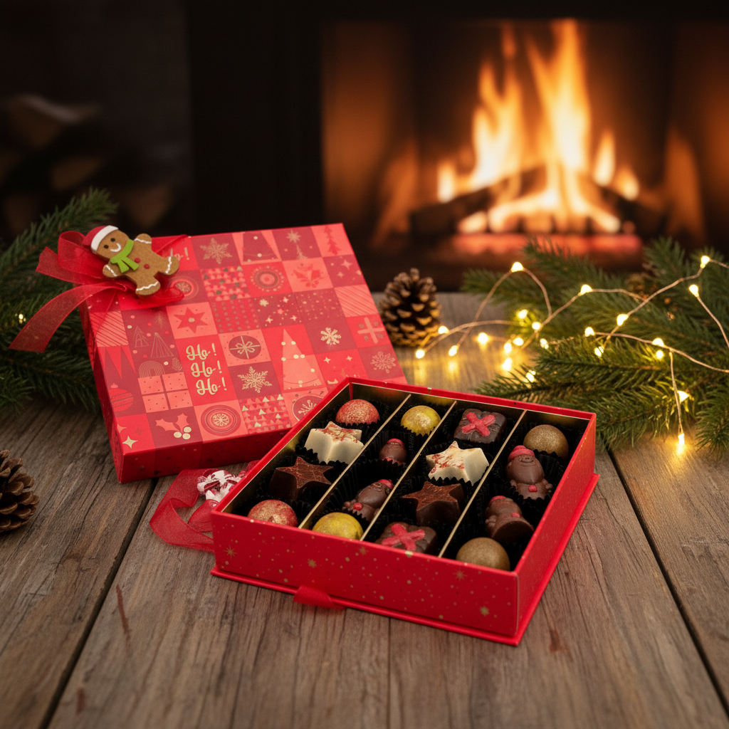 Christmas 16 pralines box ho-ho-ho 240g