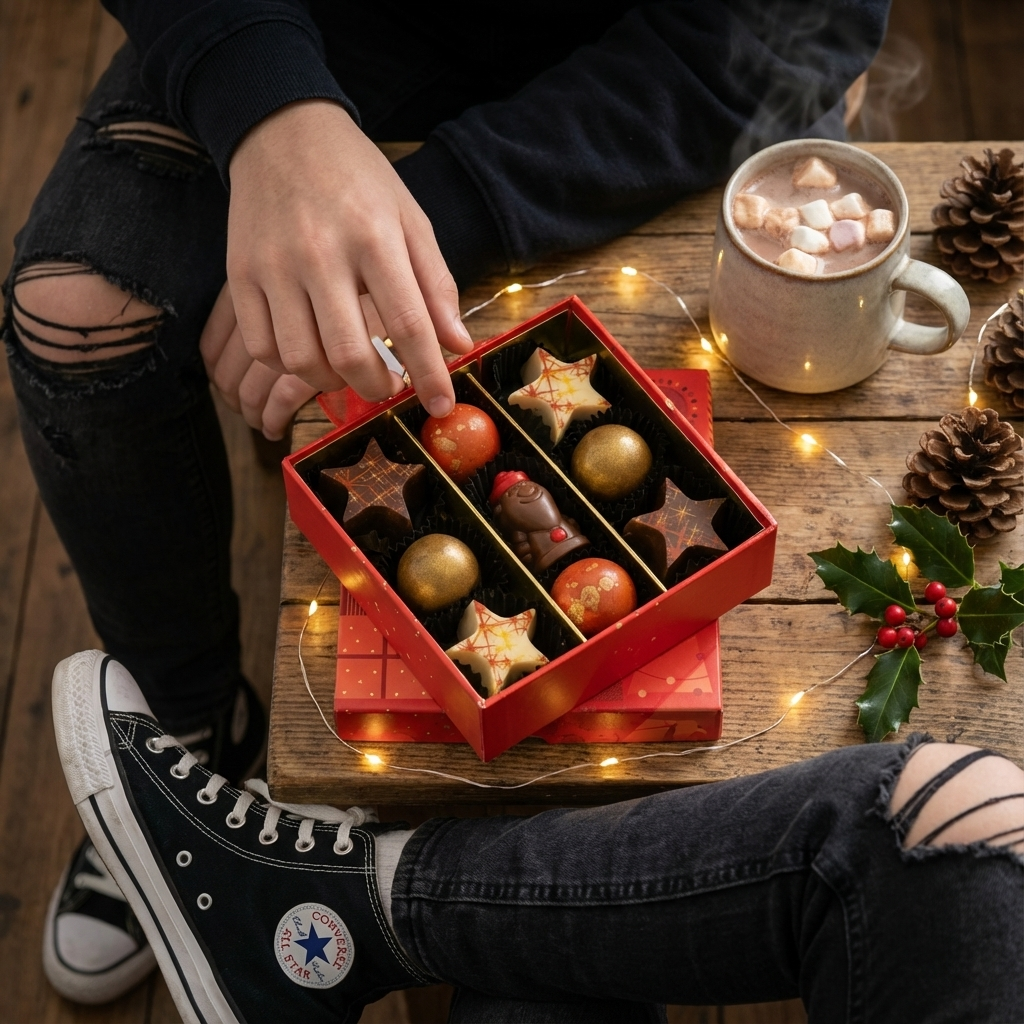 Christmas 9 pralines box ho-ho-ho 135g