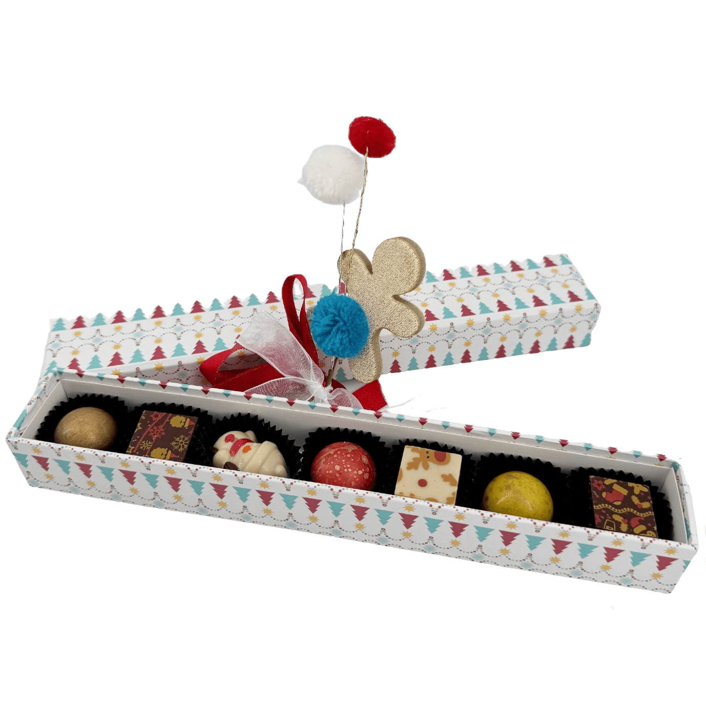 Christmas box my bear friend 7 pralines 105g
