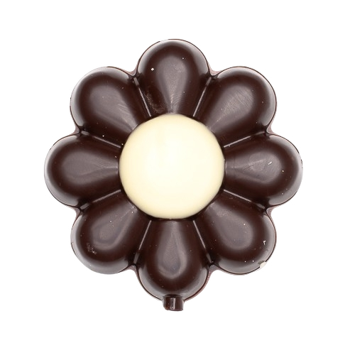 Dark chocolate flower lollipop 20g