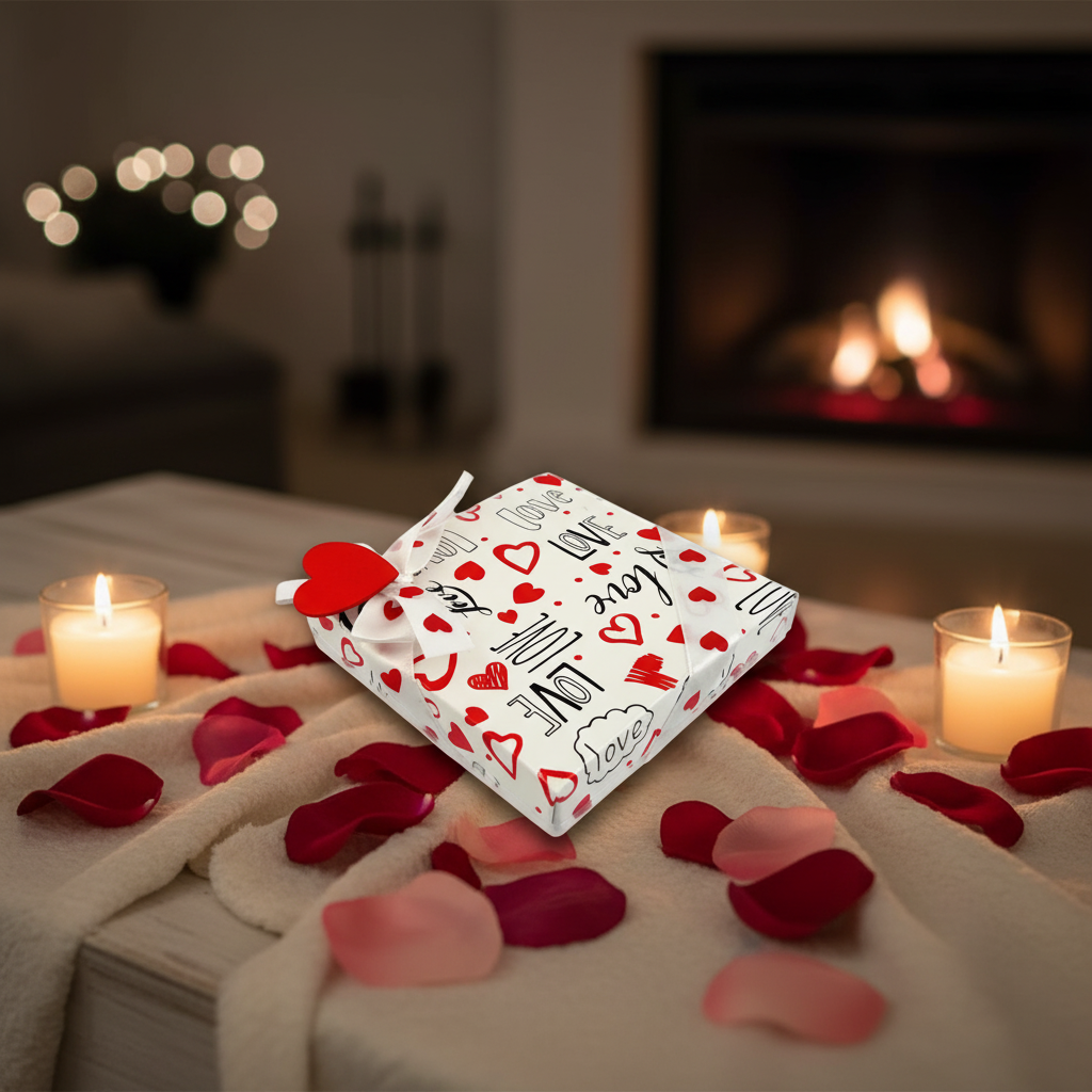 Love box of 4 Belgian pralines 50g