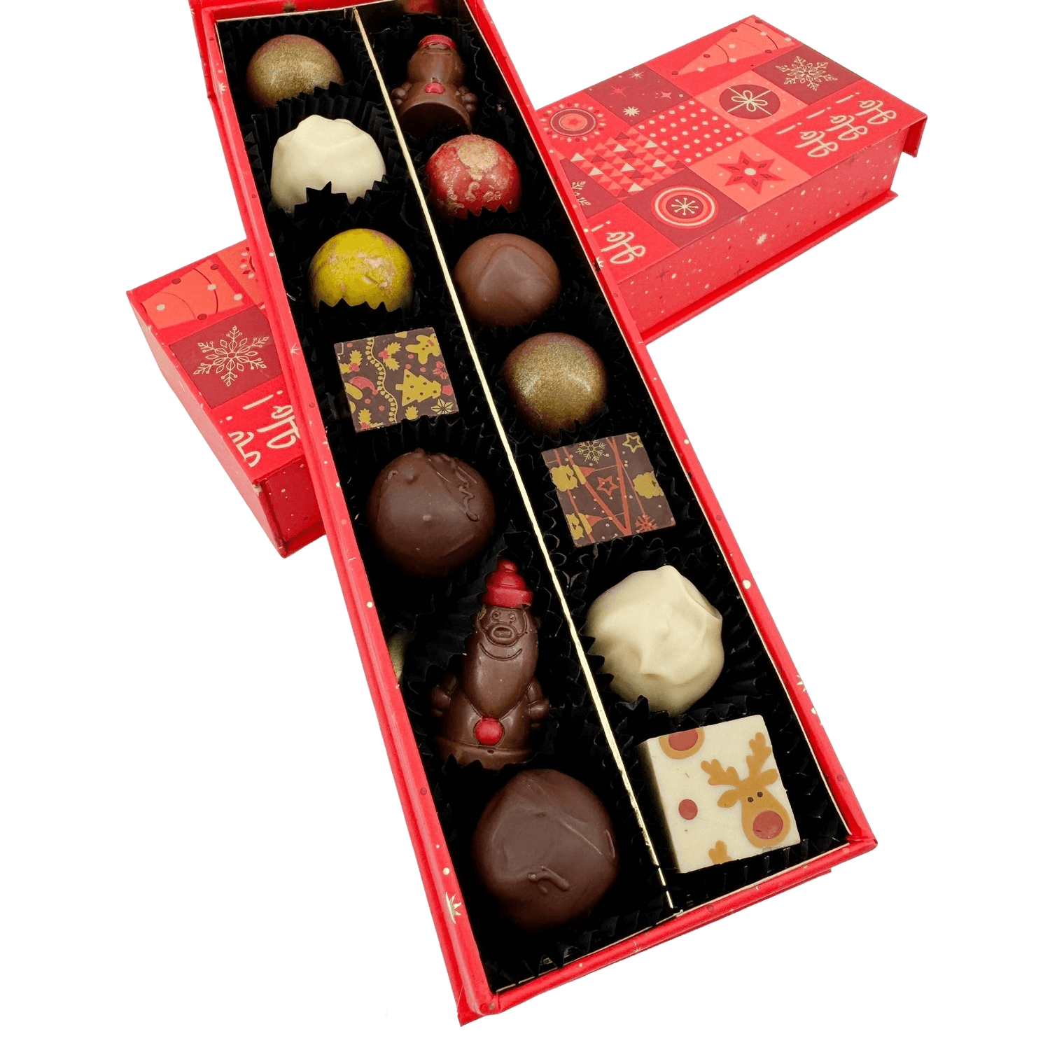 Christmas 14 pralines and truffles box ho-ho-ho 225g