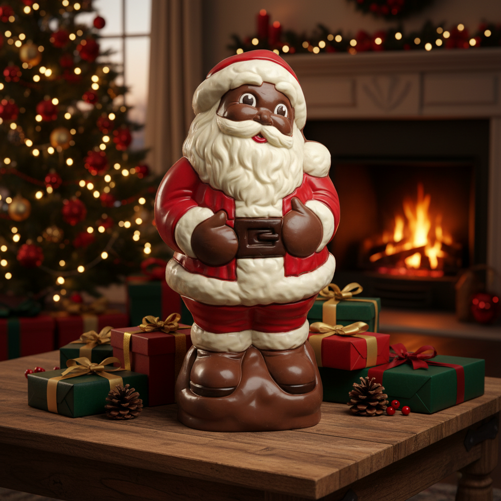 Milk chocolate Santa Claus 3 Kgs + 200g (2 pieces)