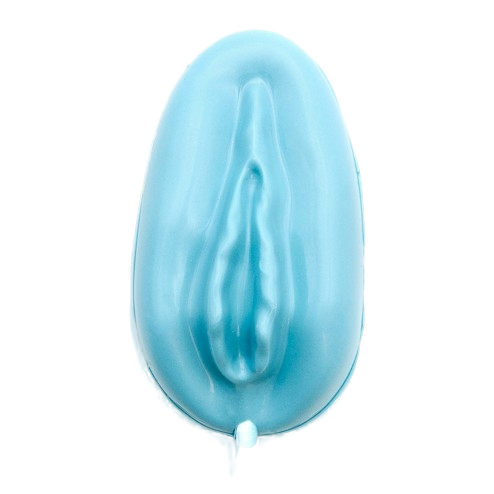 Lecca-lecca al cioccolato azzurro figa