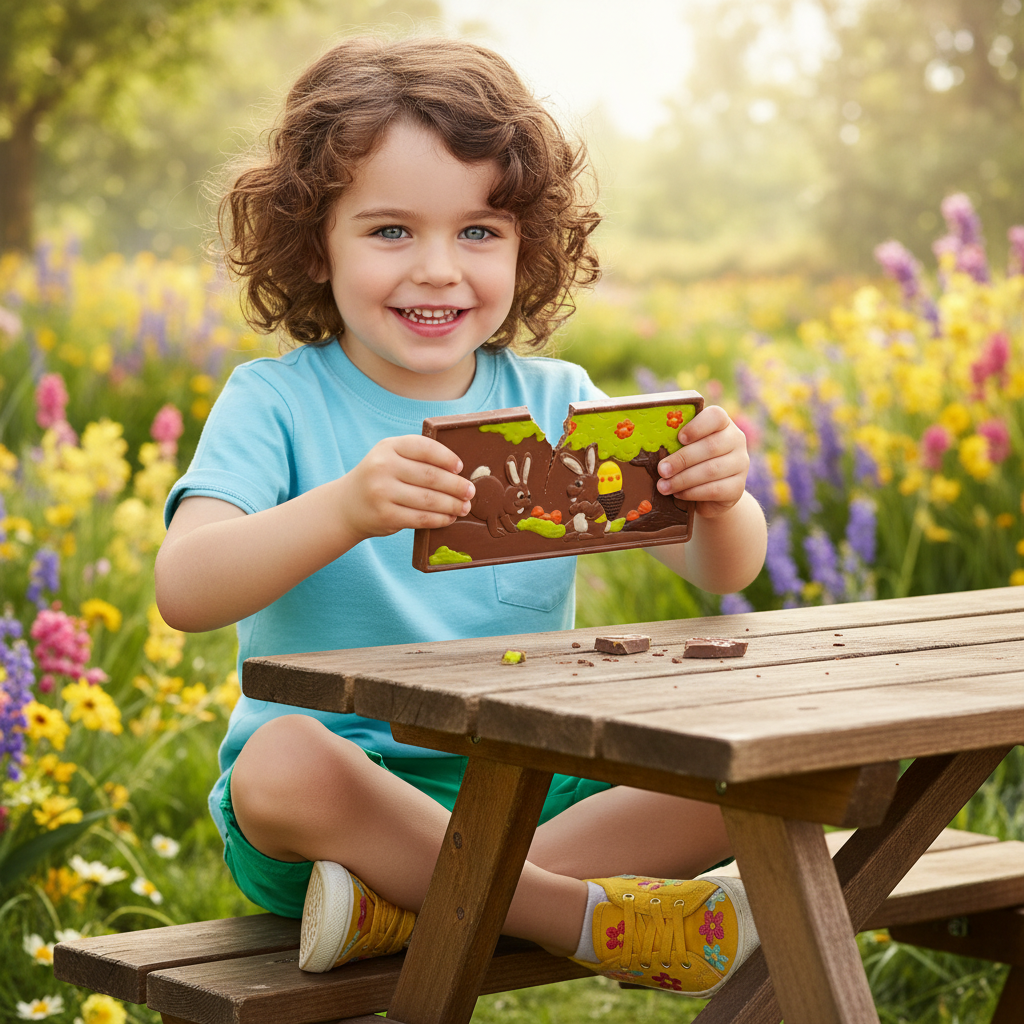 Milk chocolate Easter bar 120g