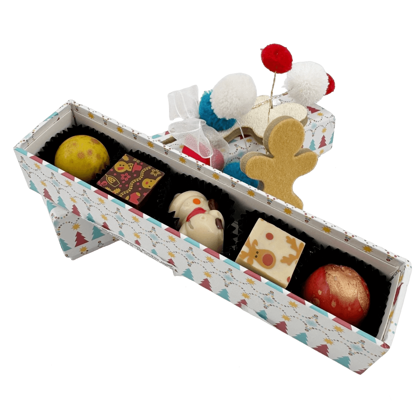 Christmas box my bear friend 5 pralines 75g