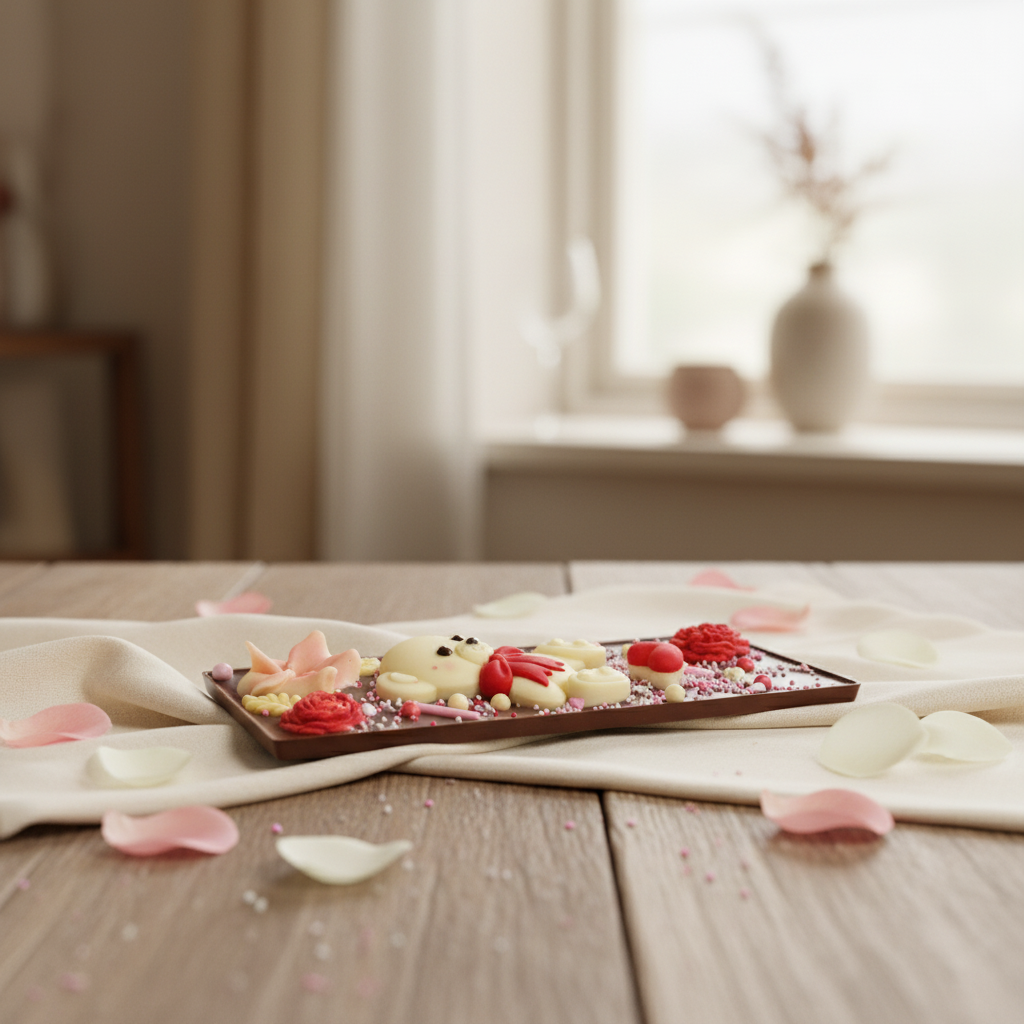 Dark chocolate love bear bar 120g