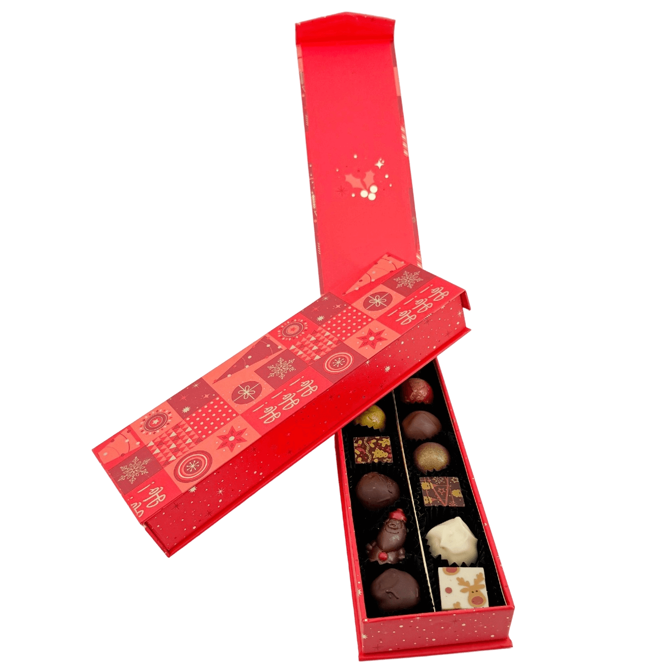 Christmas 14 pralines and truffles box ho-ho-ho 225g