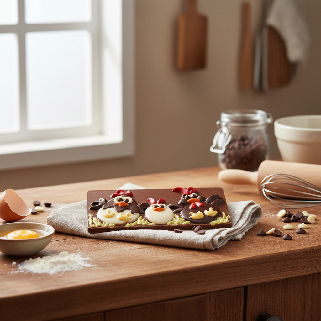 Milk chocolate Easter eggs bar 105g