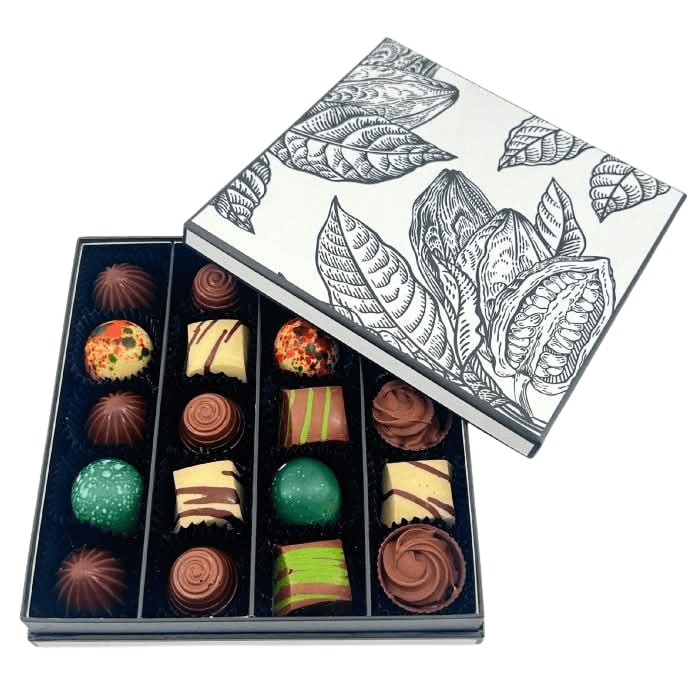 Prestige box of 20 chocolate pralines