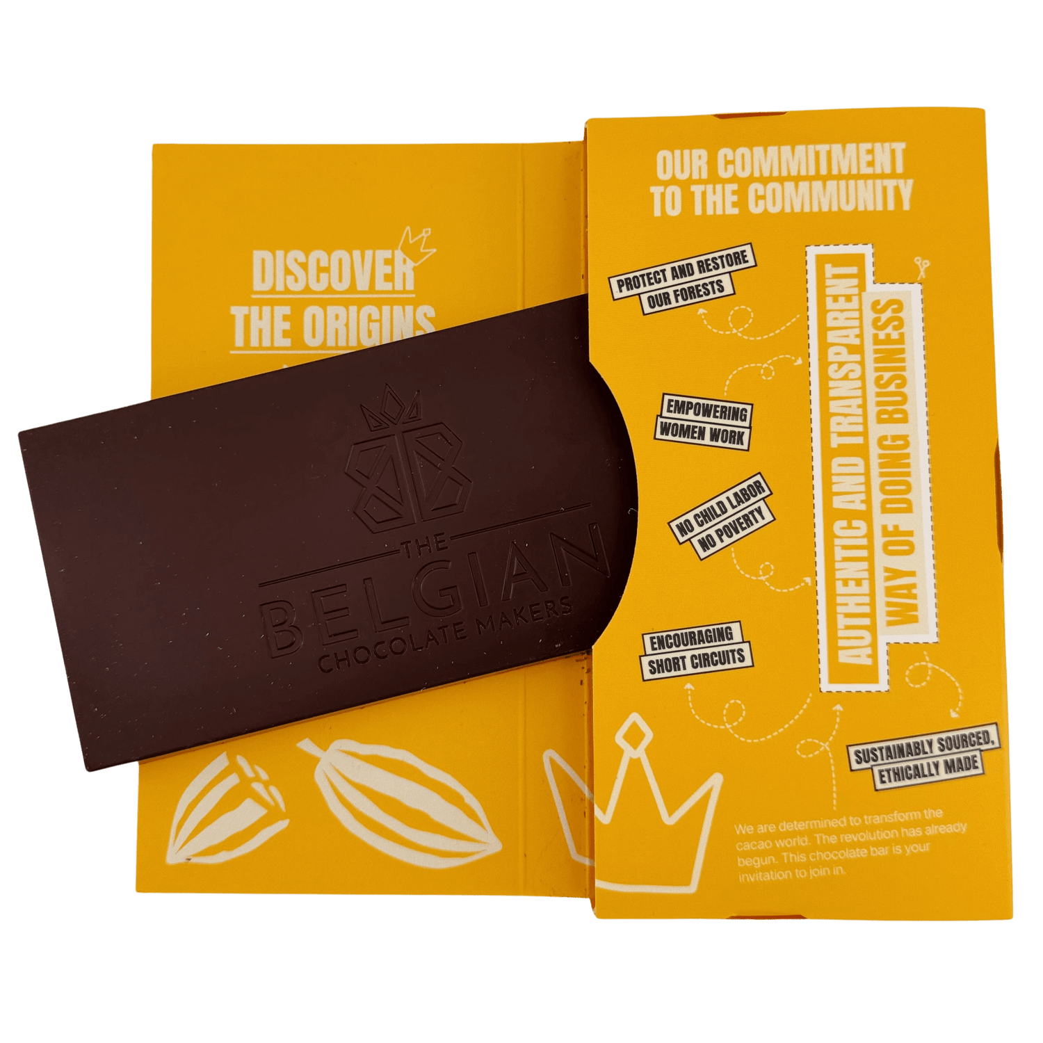 Chocolate bar origin Madagascar Sambirano 64% - The Belgian Chocolate Makers