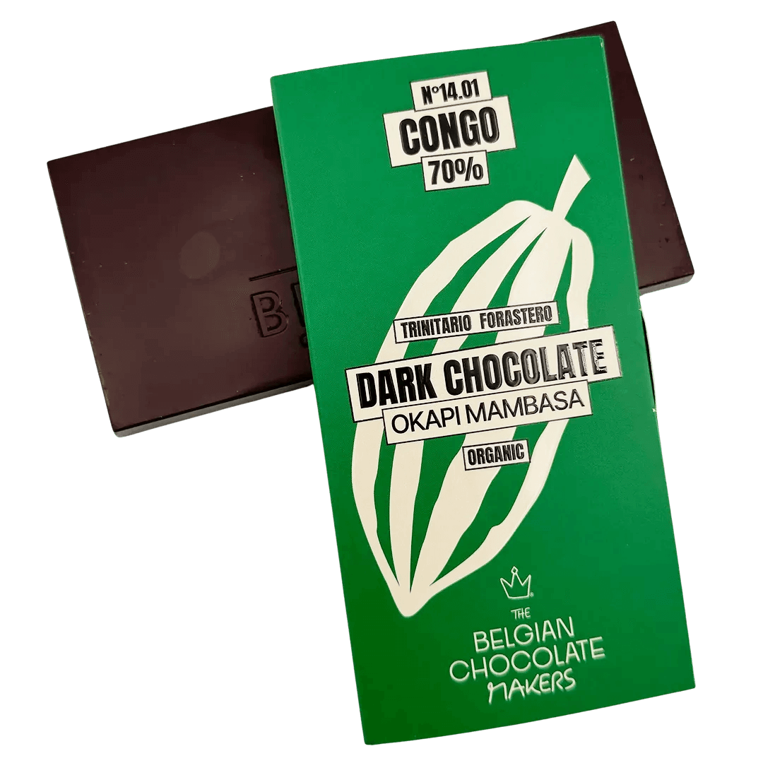 Chocolate bar origin Congo Okapi Mambasa 70%