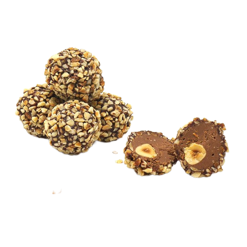 Chocolate clusters hazelnuts