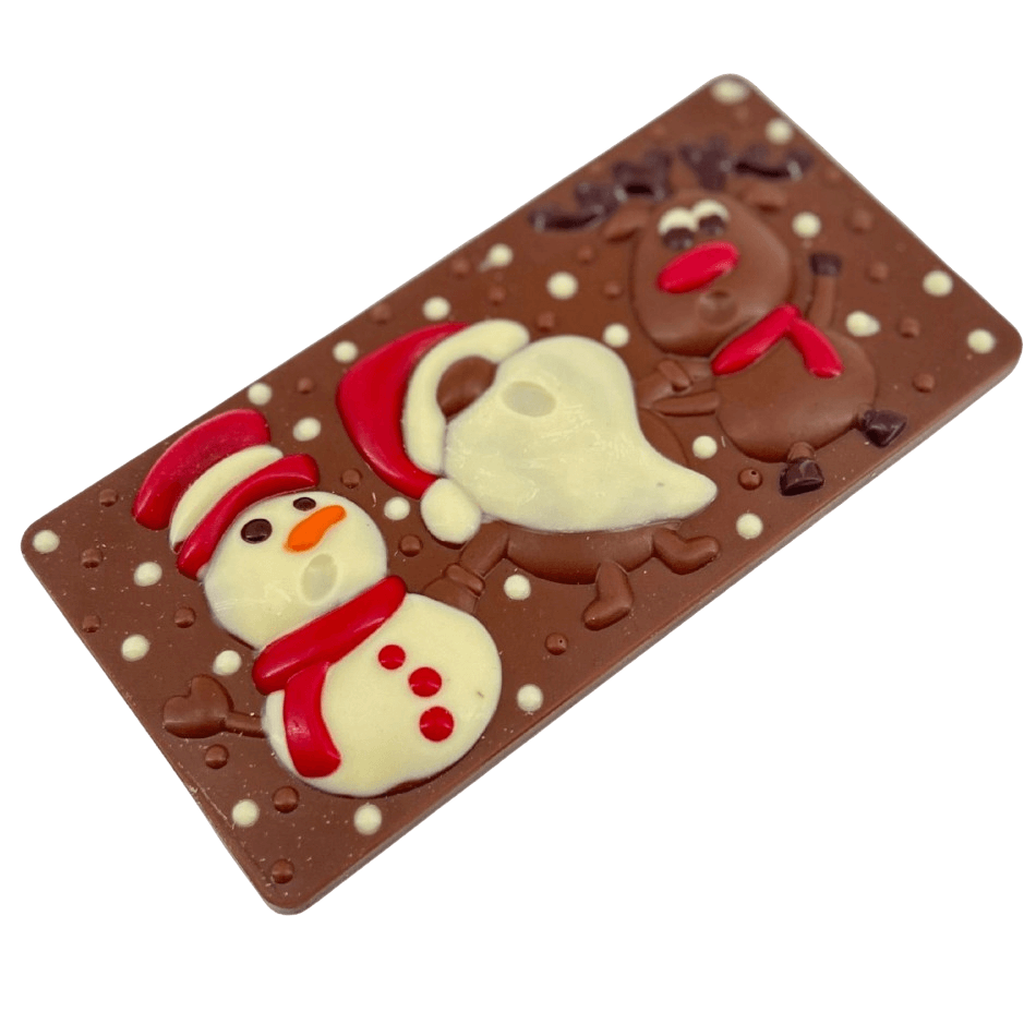 Milk chocolate Christmas friends bar 100g