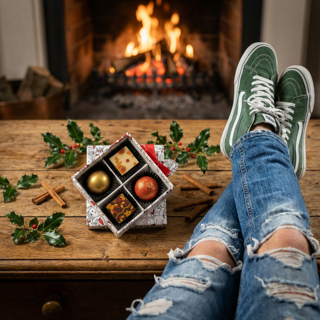 Christmas box 4 pralines 50g