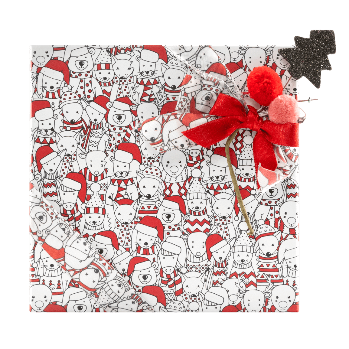 Boîte de Noël 25 pralines 375g