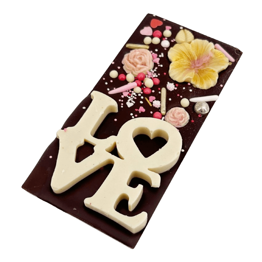 Milk chocolate red love bar 120g