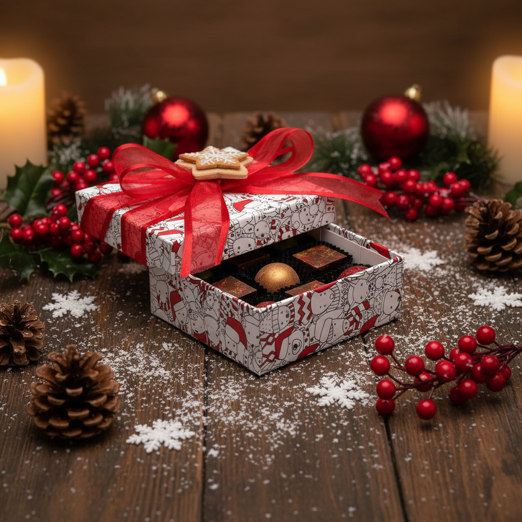 Christmas box 9 pralines 135g