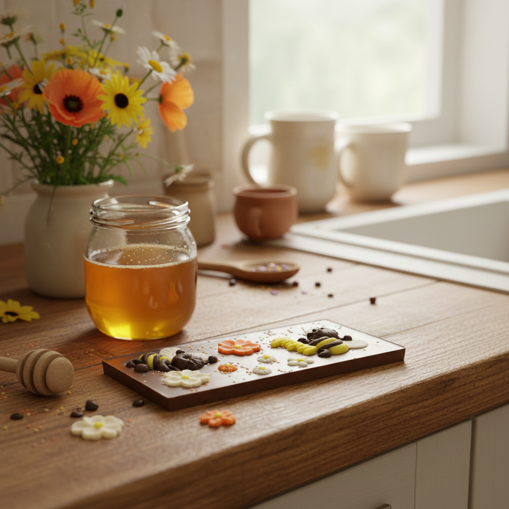 Milk chocolate bee bar 110g