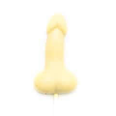 White chocolate lollipop dick - The Belgian Chocolate Makers