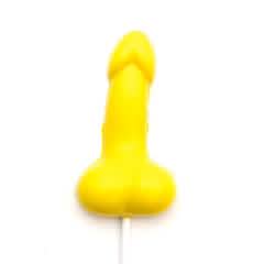 Chocolate lollipop yellow dick - The Belgian Chocolate Makers