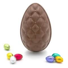 Elegant Easter egg with 5 eggs inside (milk) 320 Grs - The Belgian Chocolate Makers
