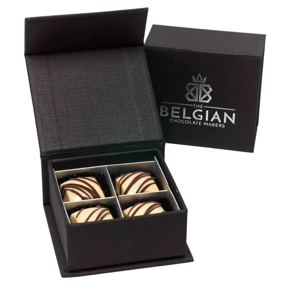 Luxury box of 4 caramel pralines