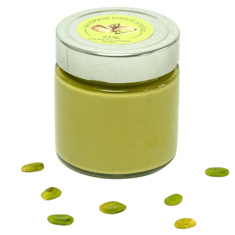 Pistachio spread 250g with 45% Bronte DOP fresh pistachios