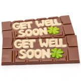 Chocolate handmade bar ''Get well soon''  (milk) 45 Grs