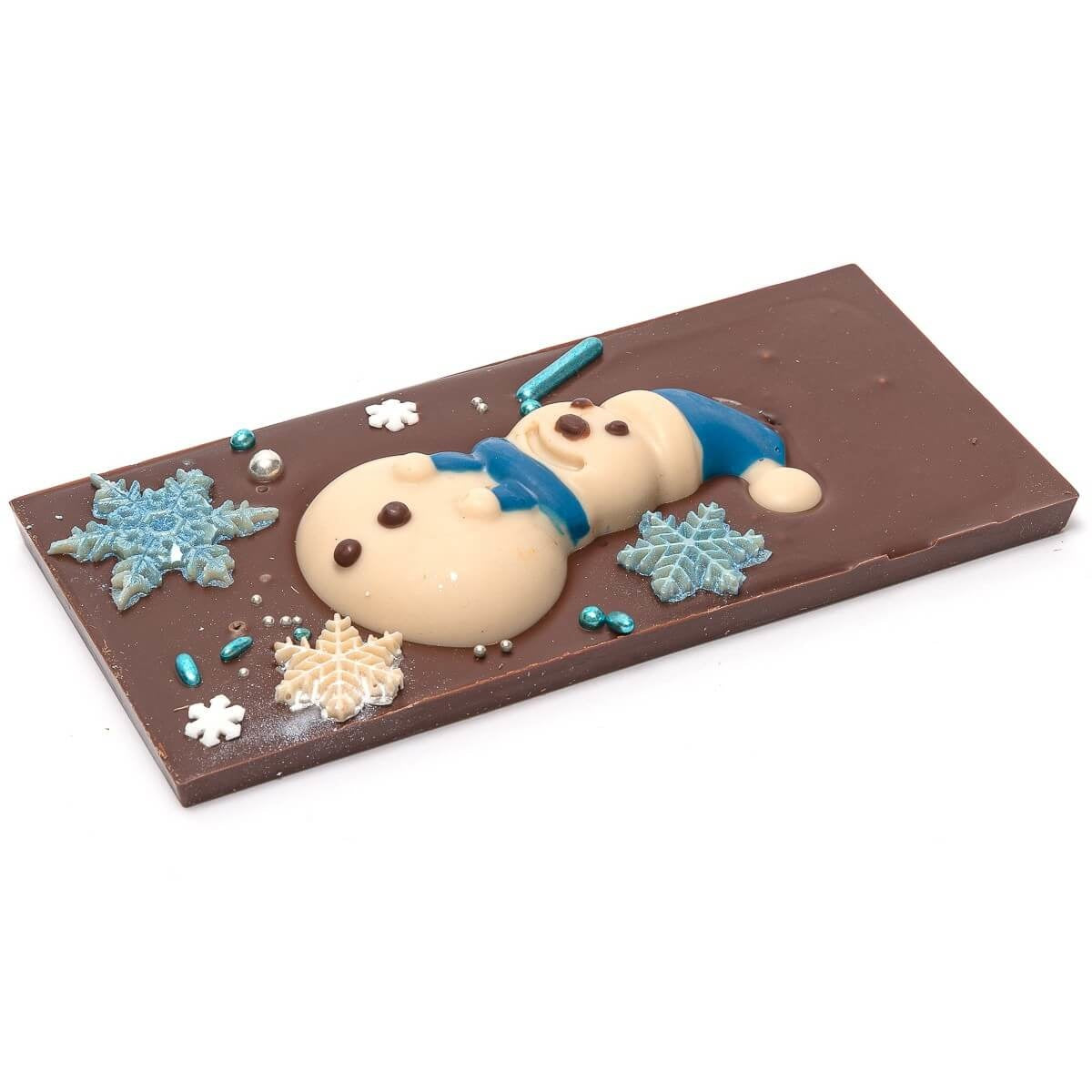 Chocolate handmade bar winter (dark) 120 Grs