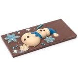 Chocolate handmade bar winter (dark) 120 Grs