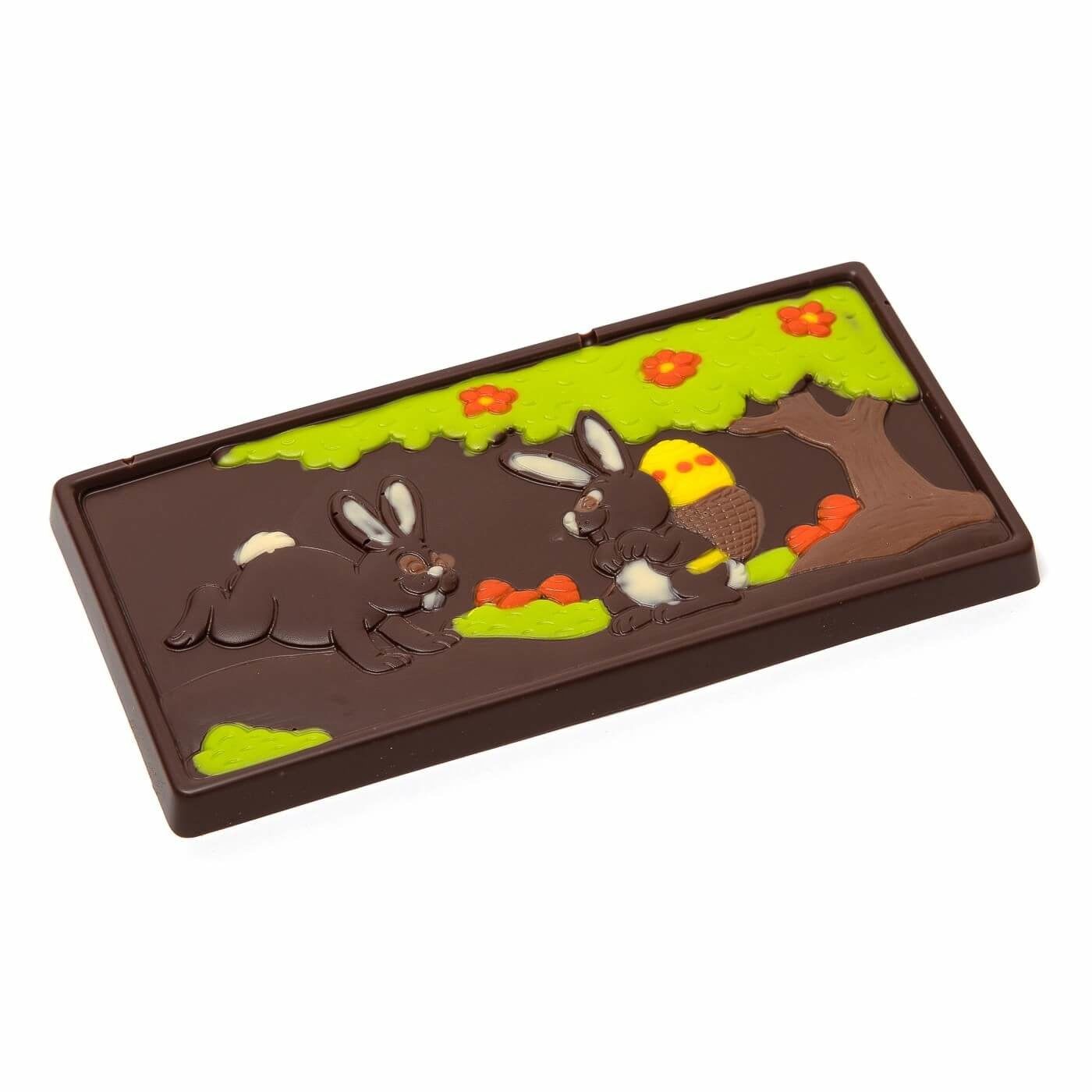 Chocolate handmade bar easter (dark) 120 Grs