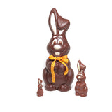 Load image into Gallery viewer, Easter bunny XXL 2,8 Kgs handmade with milk chocolate