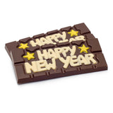 Chocolate handmade bar ''Happy New Year'' (dark) 45 Grs
