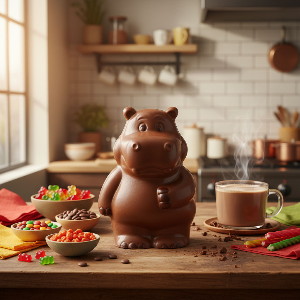 Milk chocolate hippo 140g