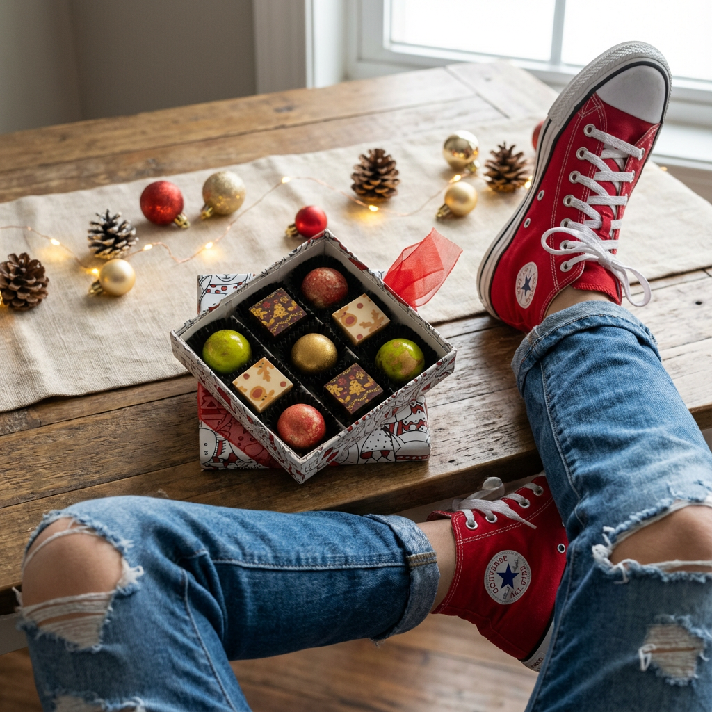 Christmas box 9 pralines 135g