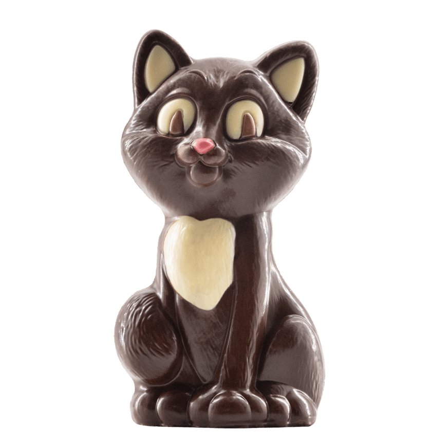 Dark chocolate cat 100g