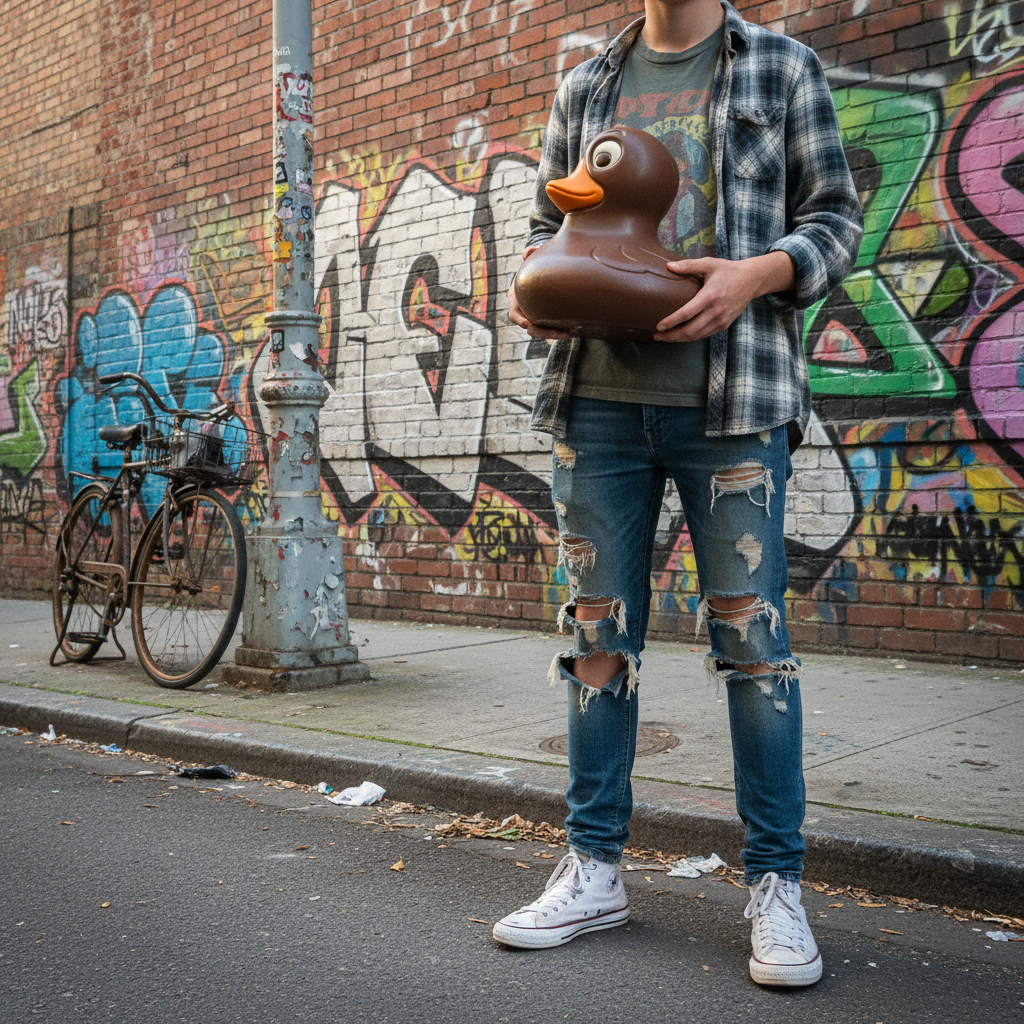 Dark chocolate duck 420g