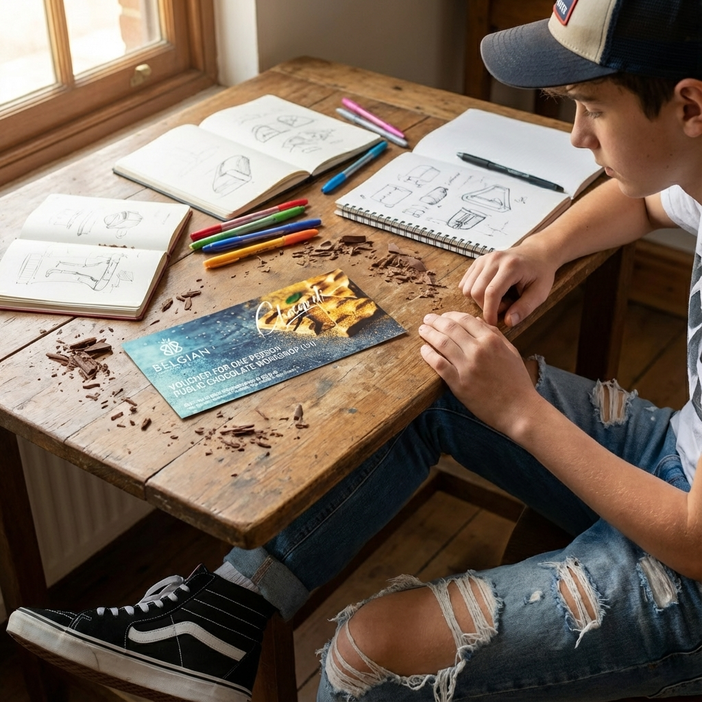 Chèque-cadeau pour un atelier de chocolat