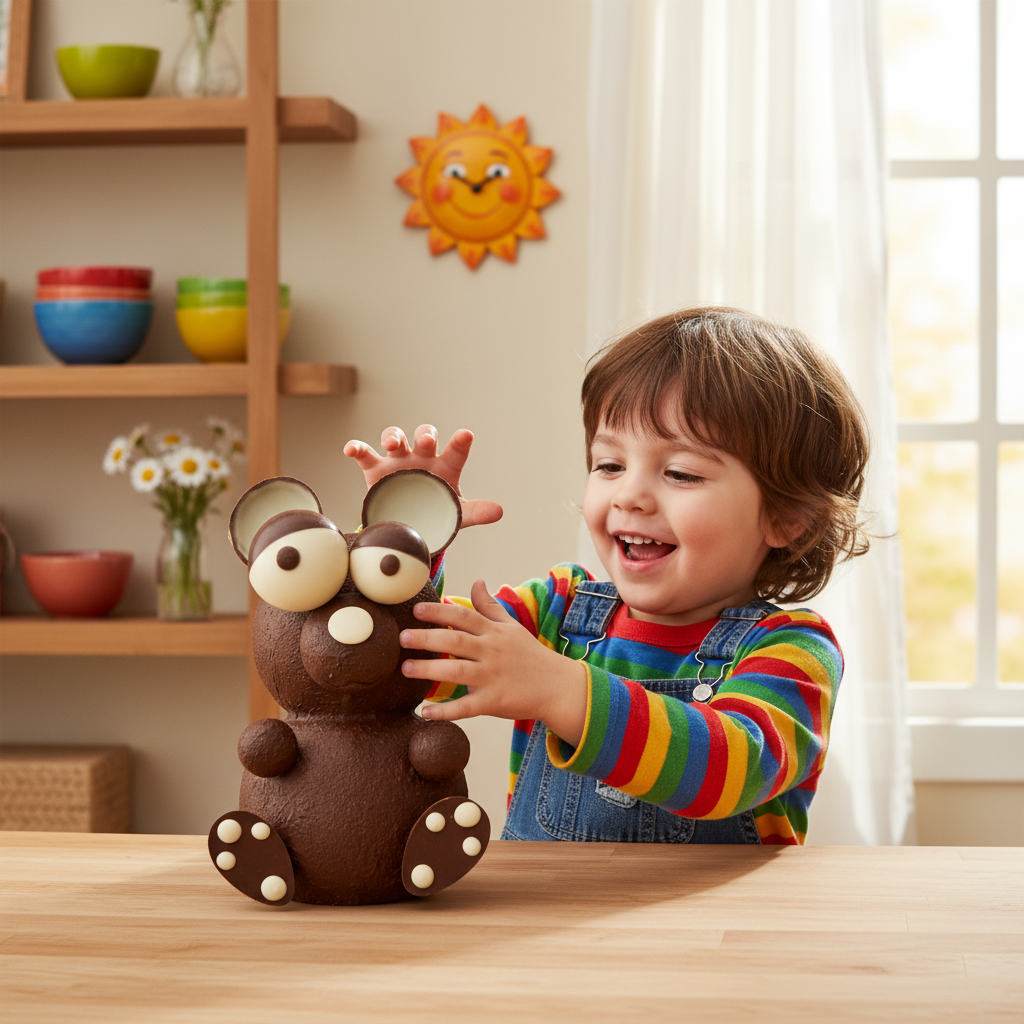 Dark chocolate winter bear 520g